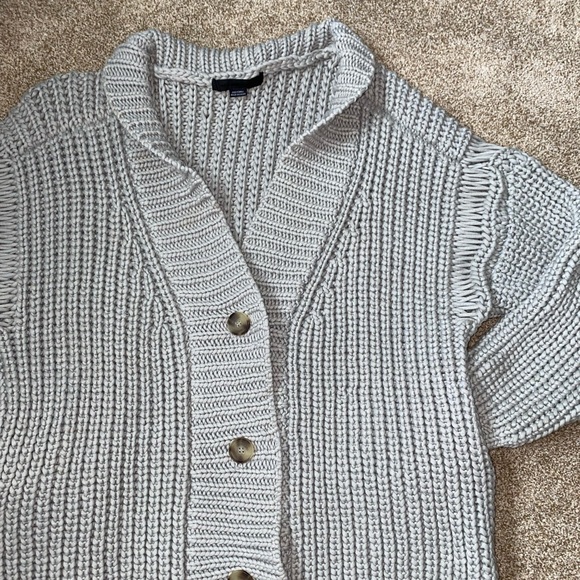 Alexander Wang XS Grey Cable Knit Chunky Sweater - Picture 2 of 4